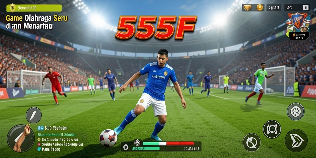 Gameplay seru dalam olahraga dengan grafik menawan.