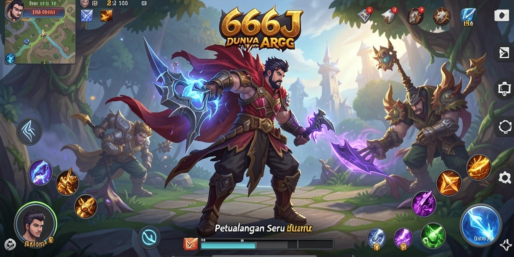 Gameplay ARPG yang seru dan memukau di 666J.