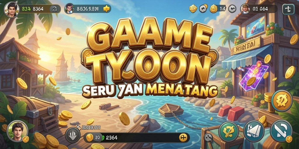 Tampilan utama gameplay 8364 yang seru dan menantang.