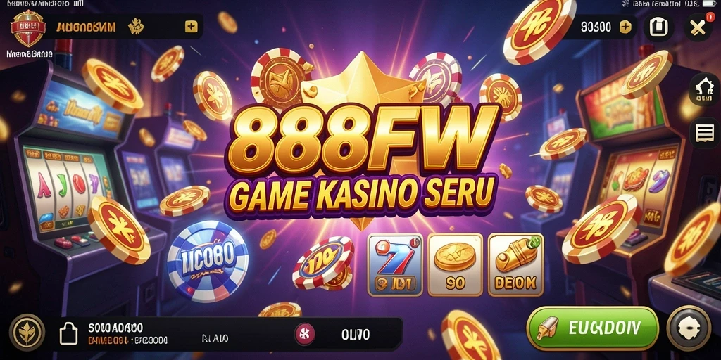 Tampilan antarmuka permainan Kasino 888FW yang menarik.