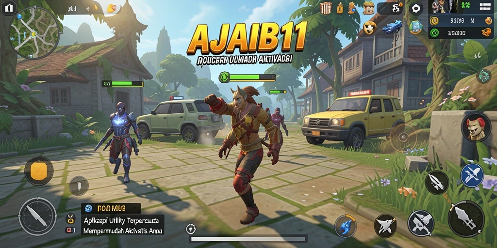 Tampilan antarmuka aplikasi AJAIB11 yang modern dan intuitif.