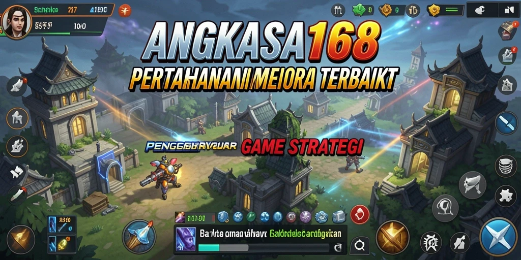 Tampilan gameplay <strong>ANGKASA168</strong> yang intens dan menantang di setiap level.
