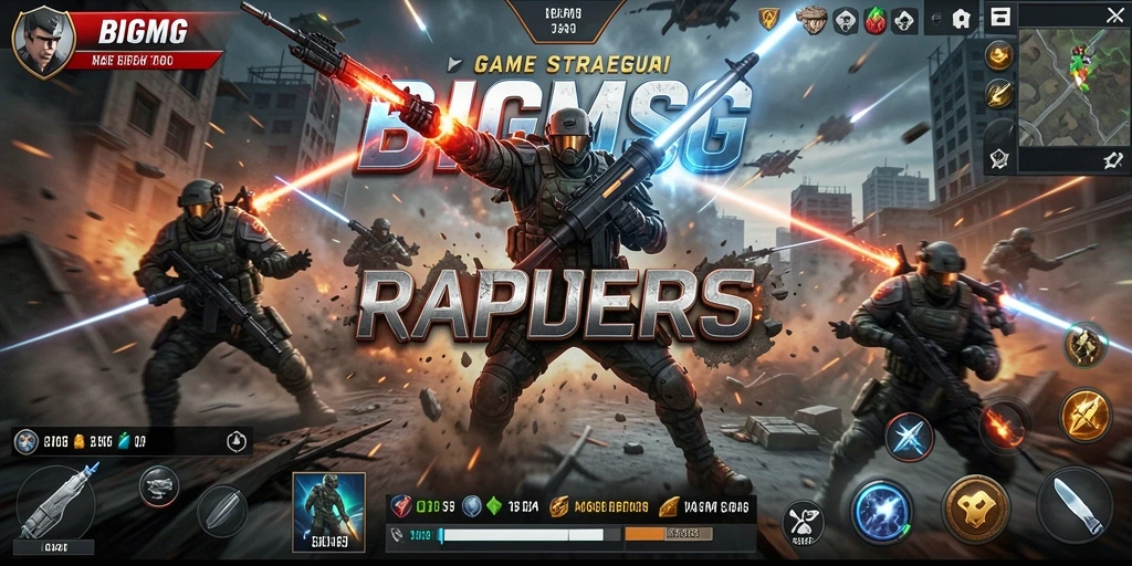 Tampilan gameplay strategi mendebarkan dalam BIGMSG.