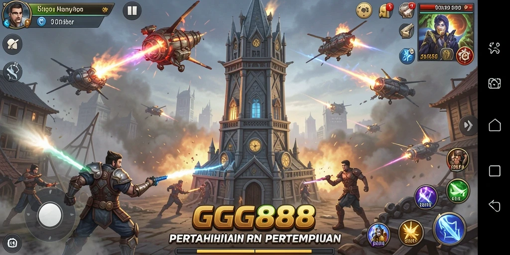 Tampilkan gambar seru pertahanan menara di GGG888.