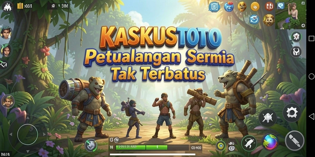 Screenshot gameplay KASKUSTOTO menampilkan aksi mendebarkan dan petualangan seru.