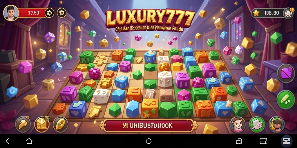 Tampilan gameplay LUXURY777 yang menantang dan menarik