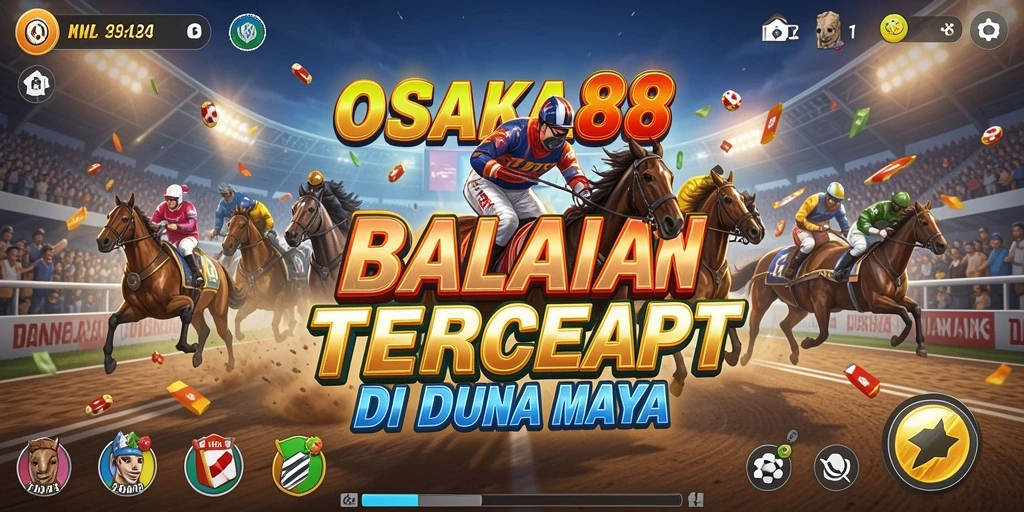 Tampilan gameplay Racing yang seru dan mengasyikkan di OSAKA88.