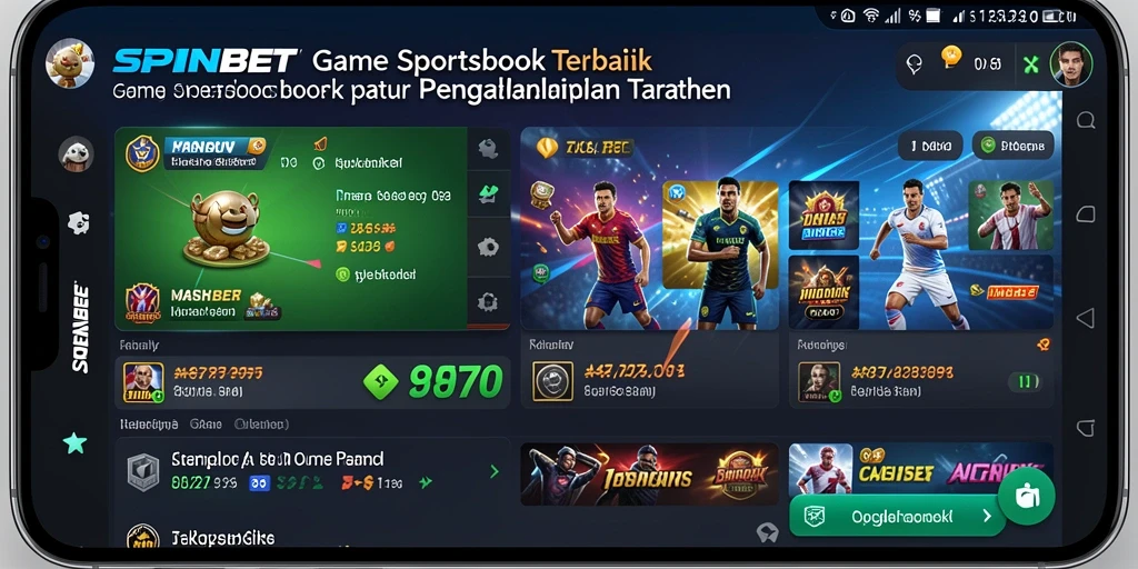Tampilan menarik dari gameplay SPINBET yang seru dan interaktif.
