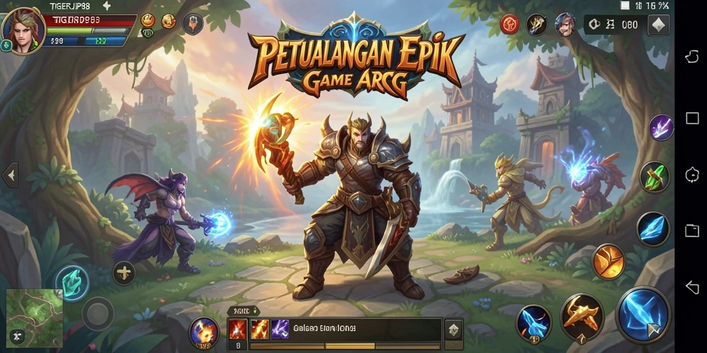 Tampilan screen game TIGERJP88 yang mendebarkan dalam aksi ARPG.