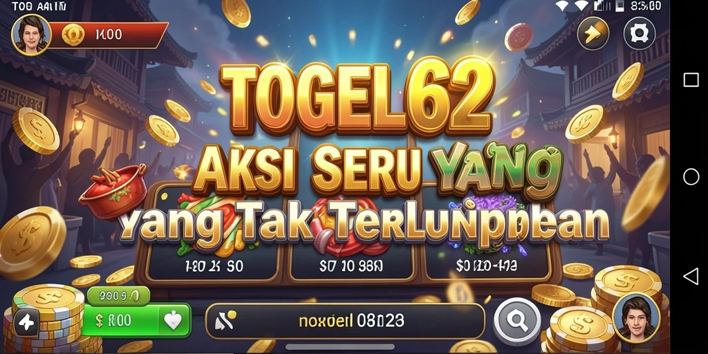 Tampilan gameplay TOGEL62 yang menegangkan dan mendebarkan.