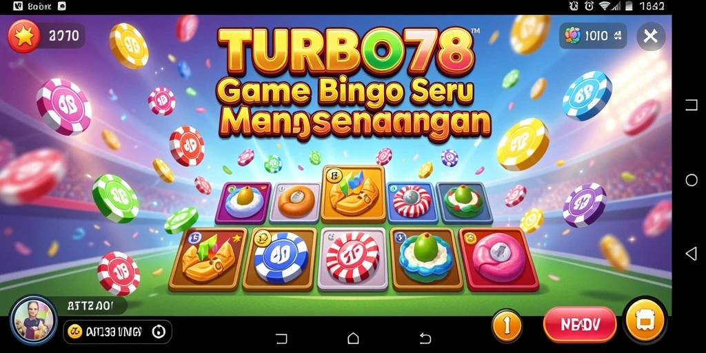 Tampilan menarik dari gameplay Bingo di TURBO78.
