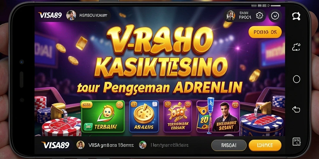 Gameplay menegangkan dan seru dari aplikasi Kasino VISA89.