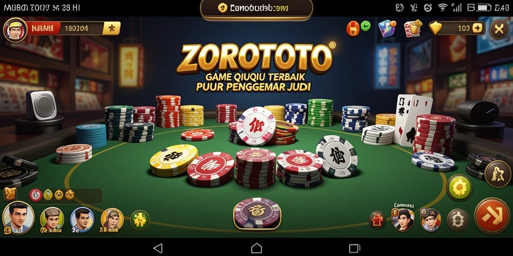 Tampilan gameplay menarik dalam ZOROTOTO dengan pemain berkompetisi.